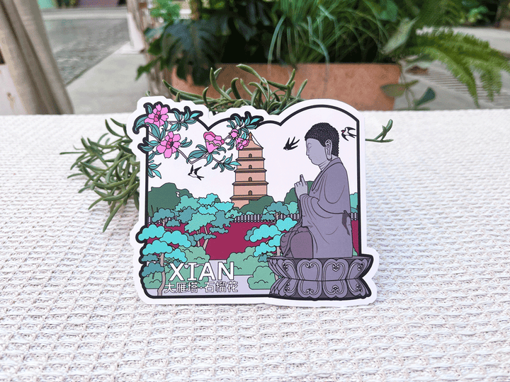 Chang'an Heritage Postcard Set: 20 Hand-Illustrated Xi'an Landmarks & Cultural Icons | Collectible Travel Art - Eastern Gifts