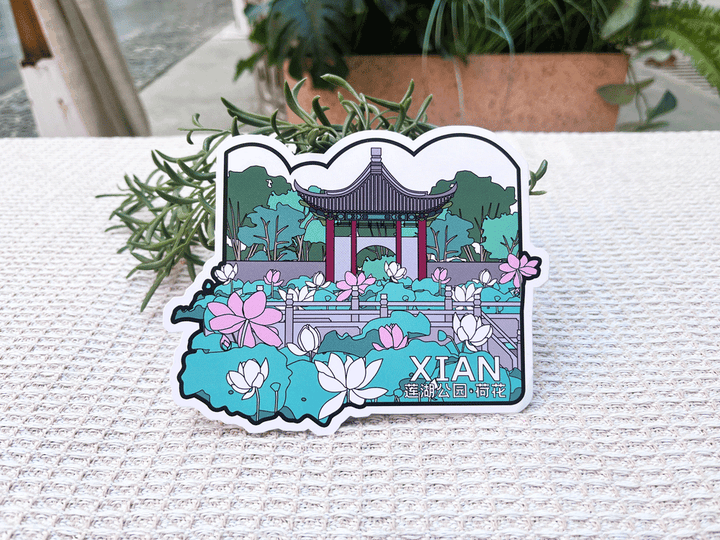 Chang'an Heritage Postcard Set: 20 Hand-Illustrated Xi'an Landmarks & Cultural Icons | Collectible Travel Art - Eastern Gifts