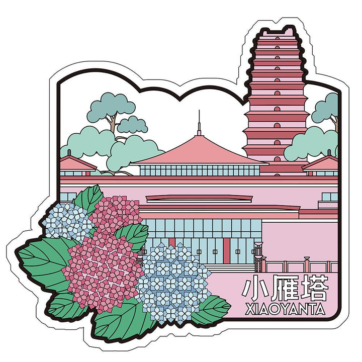 Chang'an Heritage Postcard Set: 20 Hand-Illustrated Xi'an Landmarks & Cultural Icons | Collectible Travel Art - Eastern Gifts