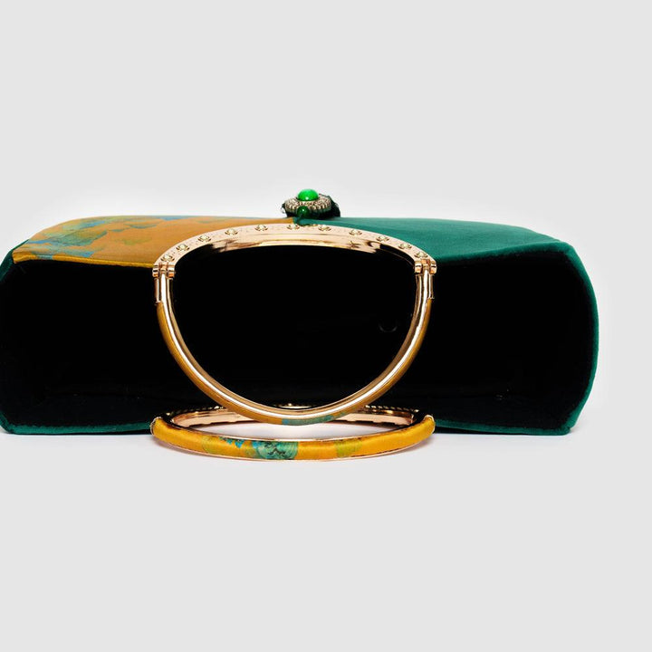 Wang Ximeng Art Handbag | Song Dynasty Landscape Velvet Purse | Wearable Museum Piece - Eastern Gifts