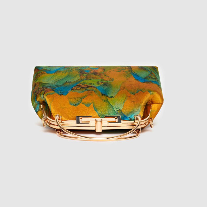 Chinese Art Handbag with Golden Touch - Eastern Gifts