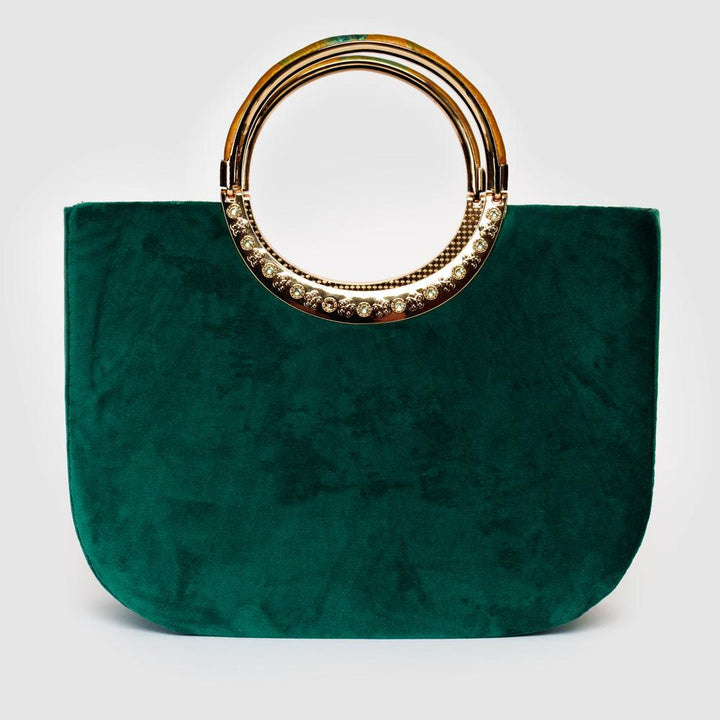 Wang Ximeng Art Handbag | Song Dynasty Landscape Velvet Purse | Wearable Museum Piece - Eastern Gifts