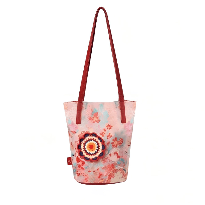 Bucket Bag – Artisan Crochet Tote, Spacious & Spring-Inspired - Eastern Gifts