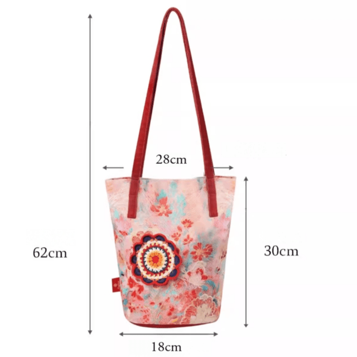 Bucket Bag – Artisan Crochet Tote, Spacious & Spring-Inspired - Eastern Gifts