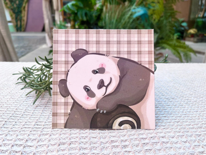 Design Panda Postcard| High-grade thick cardboard | Collectible texture | Travel souvenir/blessing card - Eastern Gifts