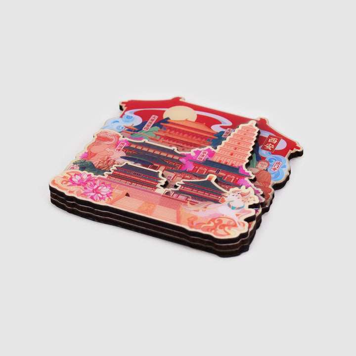 Exquisite City-Themed Magnetic Souvenirs - Eastern Gifts