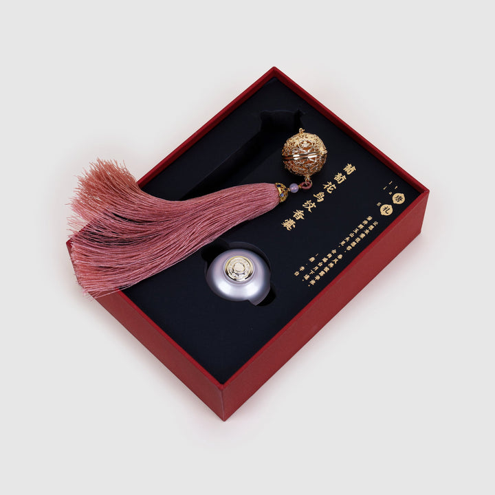Imperial Brass Scented Locket: Grape & Bird Design - Eastern Gifts