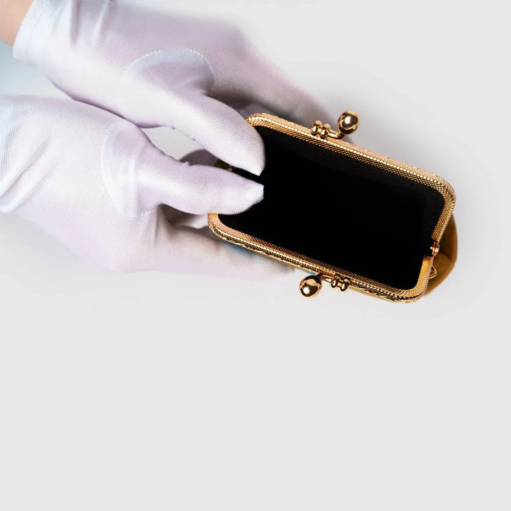 Oriental scenery print Coin purse |Frame Closure - Eastern Gifts